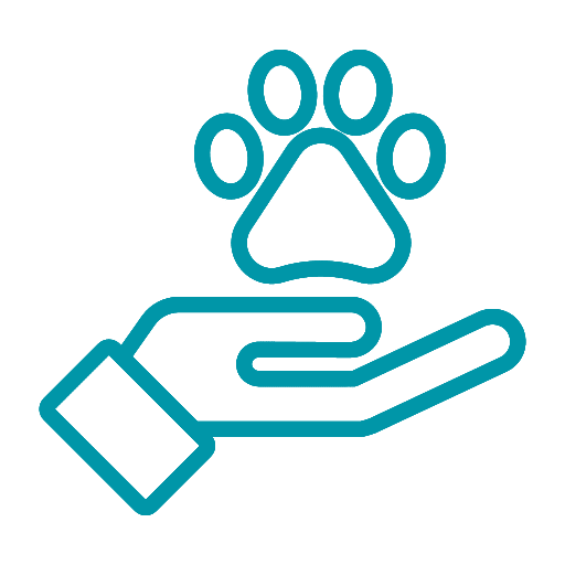 animal_hand_heart_pet_paw_icon supportive icon